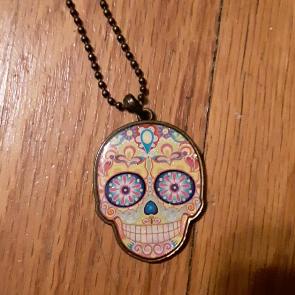 Thaneeya Sugar Skull Necklace